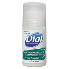 DIA07686 DIAL PROFESSIONAL
Anti-Perspirant Deodorant, Crystal Breeze, 1.5oz, Roll-On, 48/Carton