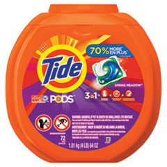 PGC50978CT PROCTER & GAMBLE
Detergent Pods, Spring Meadow Scent, 72 Pods/Pack, 4 Packs/Carton